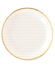 Load image into Gallery viewer, Pink Striped 9&quot; Plates
