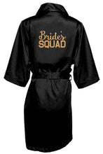 Load image into Gallery viewer, Bride and Bride&#39;s Squad Glitter Print Robes

